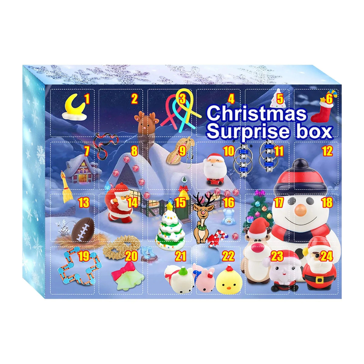 WinterWunder – Adventskalender Geschenkbox met 24 Verrassingen
