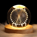 Crystal Light Ball – Enchanting Glass Ambient Light for Home