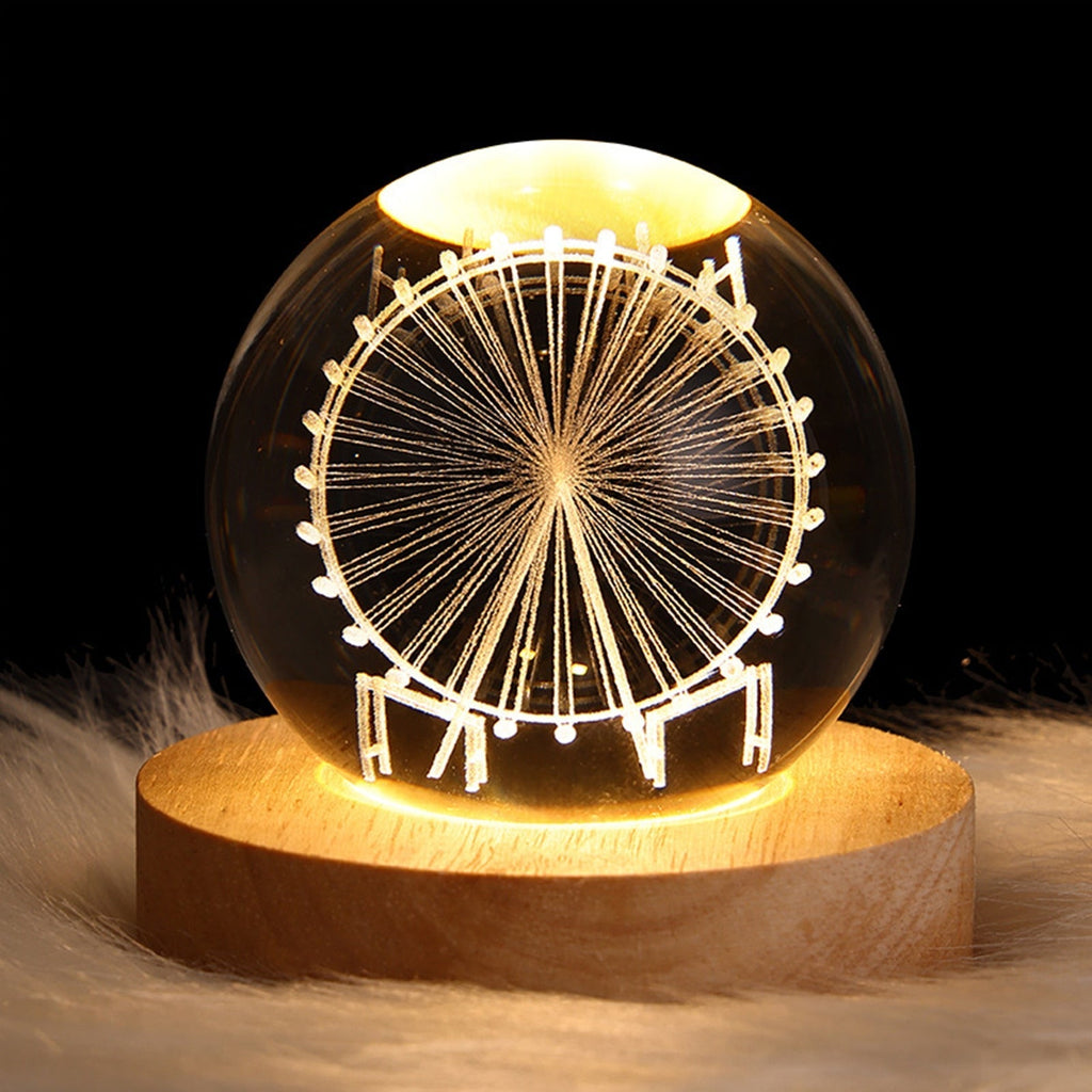 Crystal Light Ball | Unique decoration for the home