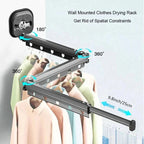mounted tumble dryer - Foldable & space-saving