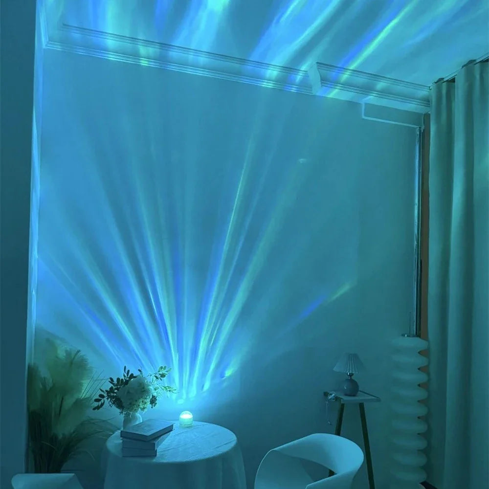 Aurora Projector LumoSky | 16 Colors Northern Lights | USB & Remote Control | Relaxing Night Light