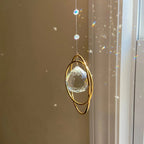 Sun catcher LumiAmor | Crystal pendant with rainbow effect | Romantic gift with message