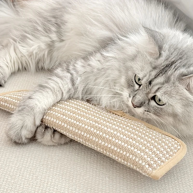 Scratching pillow for cats with catnip durable and sturdy