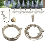 Irrigation system for the garden – Drip irrigation kit with adjustable spray head and accessories