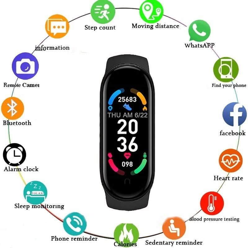 Intelligent Bluetooth smartwatch for health & everyday life