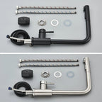FlexiJet Black extendable kitchen faucet
