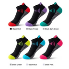 6 Pairs Low Cut Breathable Sports Socks for Men and Women – Sweat Absorbing Odor Resistant Thin Running Socks for Gym and Everyday Wear