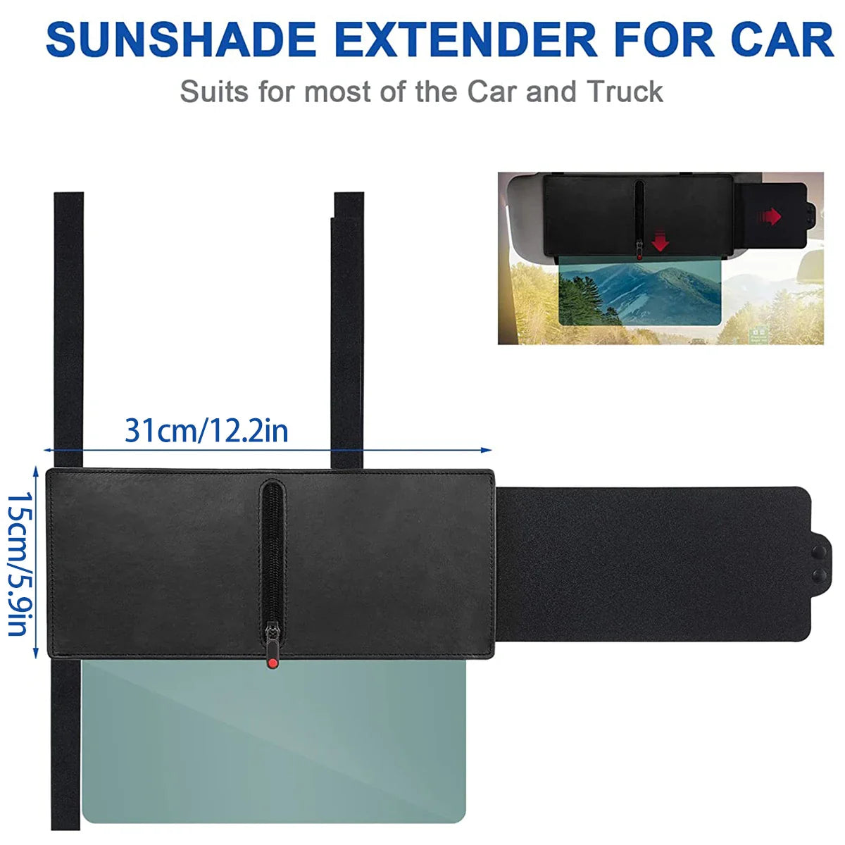Polarized Anti-Glare Sun Visor