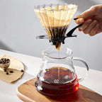 GIANXI Hand Punch Coffee Pot With Lid Drip Swan Neck Spout Coffee Water Kettle Long Opening Coffee Machine Coffee Accessories