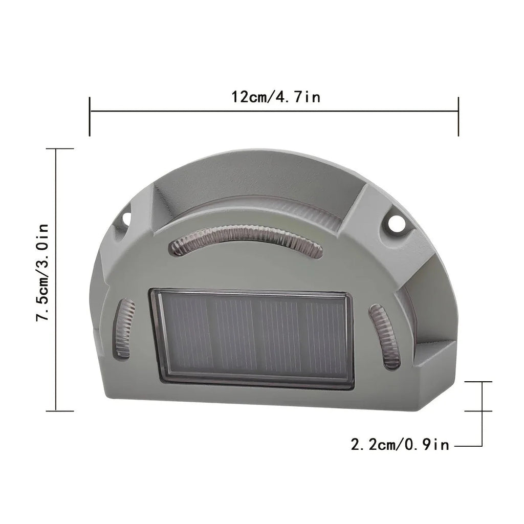 Lumivance Solar-Step Light 2-in-1 | Warm White & Cool White | Waterproof IP65 | For Outdoors, Steps, Pathways & Driveway