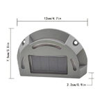 Lumivance Solar-Step Light 2-in-1 | Warm White & Cool White | Waterproof IP65 | For Outdoors, Steps, Pathways & Driveway