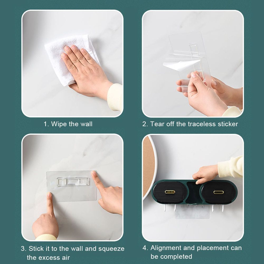 Wall-Mounted Waterproof Bathroom Storage Rack