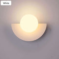 Half Moon Metal Wall Light. Available in 2 different sizes and various colors.