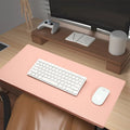 Ergonomic PU Leather Desk Mat – Wrist & Elbow Support with Non-Slip Surface for Office & Gaming