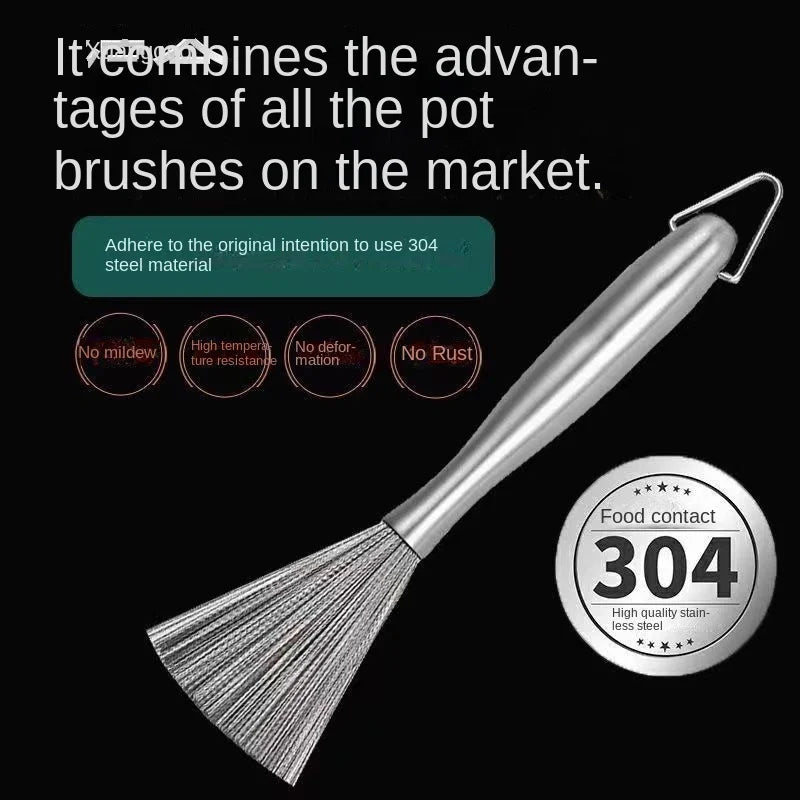 Long Handle Nano Pot Cleaning Brush
