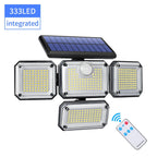 Solora GuardLight Solar Outdoor Lamp with Motion Sensor 2000 LM | 333 LED, IP65, 270° Beam Angle