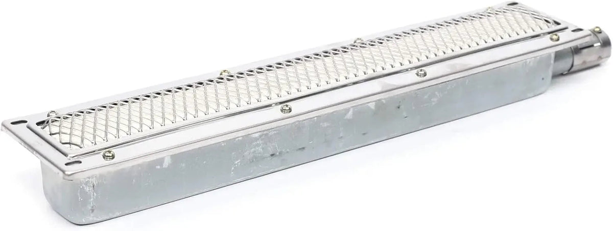ThermaGrill Gas Grill with Infrared Ceramic Burner | Stainless Steel | Rectangular 41 × 8 × 5.8 cm | Smoke-Free & Energy Efficient | For Gastronomy & Outdoor