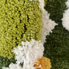 Daisy Tufting Moss Bathroom Mat
