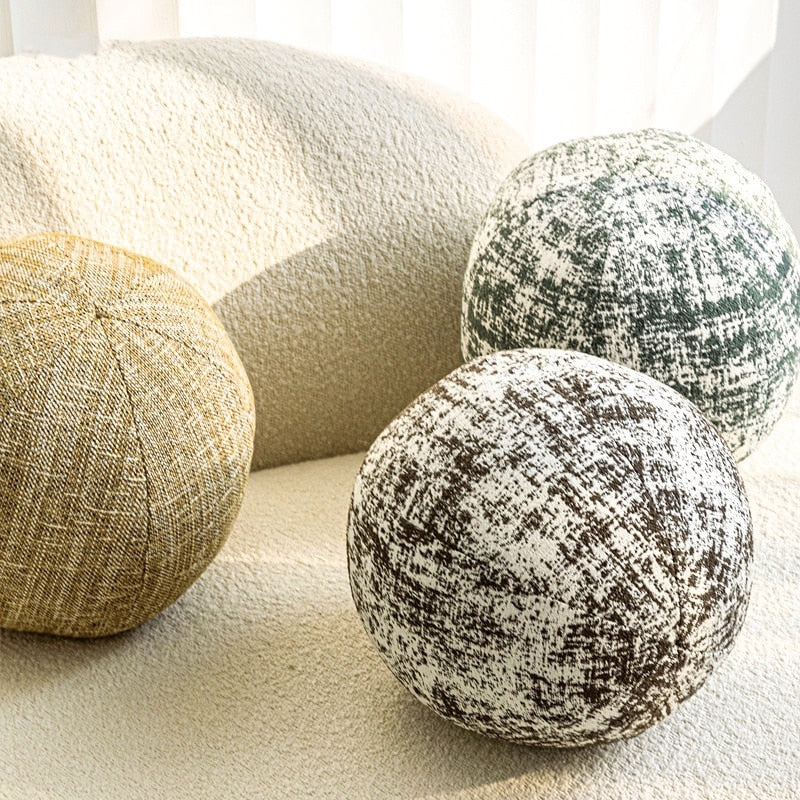 Woven Globe Cushion