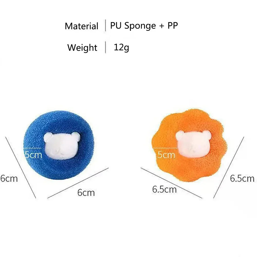 FellFix Cleaning Balls | Set of 5 Pet Hair Removers | For Washing Machine & Dryer | Reusable & Portable