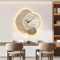 Scandinavian Luxurious Wall Clock – Modern Design with Lighting