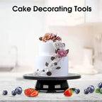 CakeMagic Turntable | 360° rotatable | Food safe | 28×28×6.4 cm