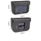 Solar-Powered Car Ventilation Fan for Odor and Smoke Elimination