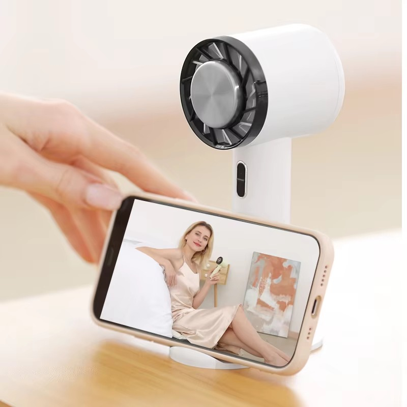 Portable Rechargeable Camping Fan with 2200mAh Battery and 3 Speed Settings