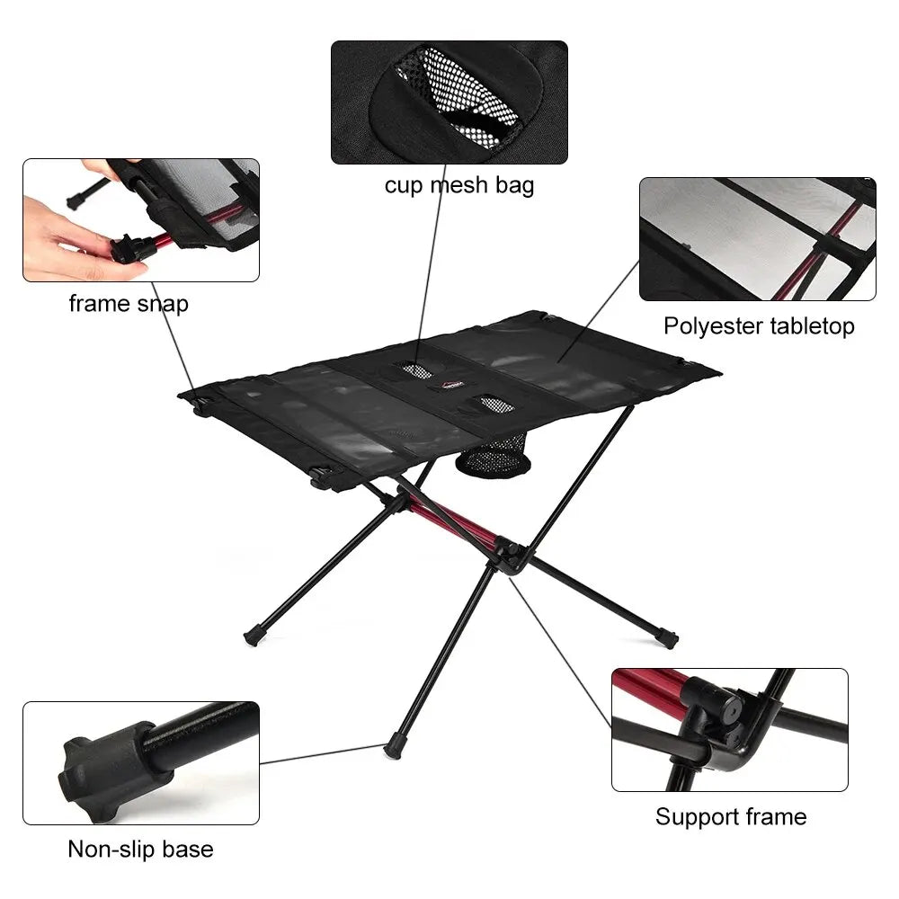 OutdoorFlex Camping table | Compact & Foldable | Light & Robust | For Adventures in the Outdoors