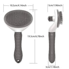 FellFreund Fur Brush for Dogs & Cats | Self-Cleaning | Gentle Grooming & Hair Removal