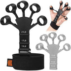 finger trainer with adjustable resistance for more strength & flexibility