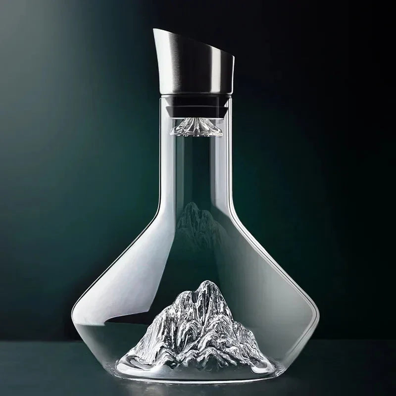 1500ml Iceberg Decanter Creative Lead-Free Crystal Material Luxury High-Quality Home Red Wine Distributor Decanter Wine Jug