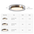 Modern Round Ceiling Lamp LED Dimmable