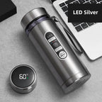 TempraBottle – Smart Thermos Bottle with LED Temperature Display (800ml–1L)