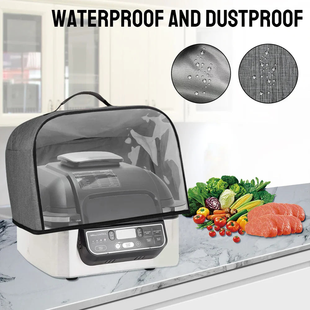 Kitchen Protection Toaster & Airfryer Cover | Dust Protection with Pockets | Waterproof & Wipeable | For Ninja Foodi Grill, Airfryer, Toaster & Microwave