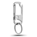 Stainless Steel EDC Multi-Tool Keychain with Bottle Opener