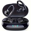 SP16 True Wireless Earbuds with Ear Hooks, Waterproof Sports Headphones with Mic and HiFi Stereo Sound