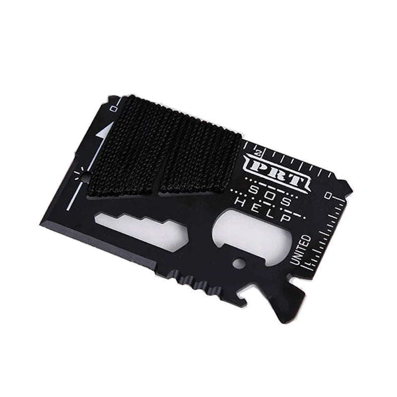 GearPro MultiTool Card | 14-in-1 stainless steel tool for outdoor adventures | Compact & Versatile