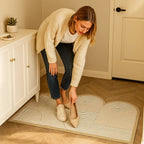 Washable, non-slip doormat for indoor and outdoor areas