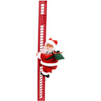 Musical climbing Santa Claus for festive mood