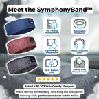 SymphonyBand Sleepband with Wireless Headphones – Comfortable Sleeping & Relaxing