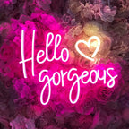 New LED Backboard Neon Light "Hello Gorgeous"