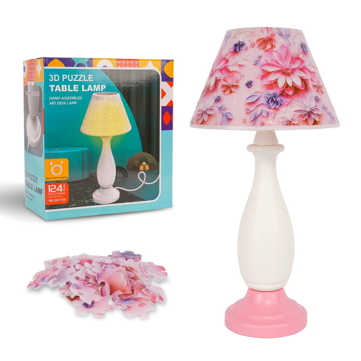 Nordic Table Lamp – Bedroom Bedside – Remote Dimmable