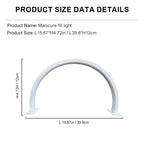 Half-Moon Nail Work Lamp U-Shaped LED Desktop Lighting