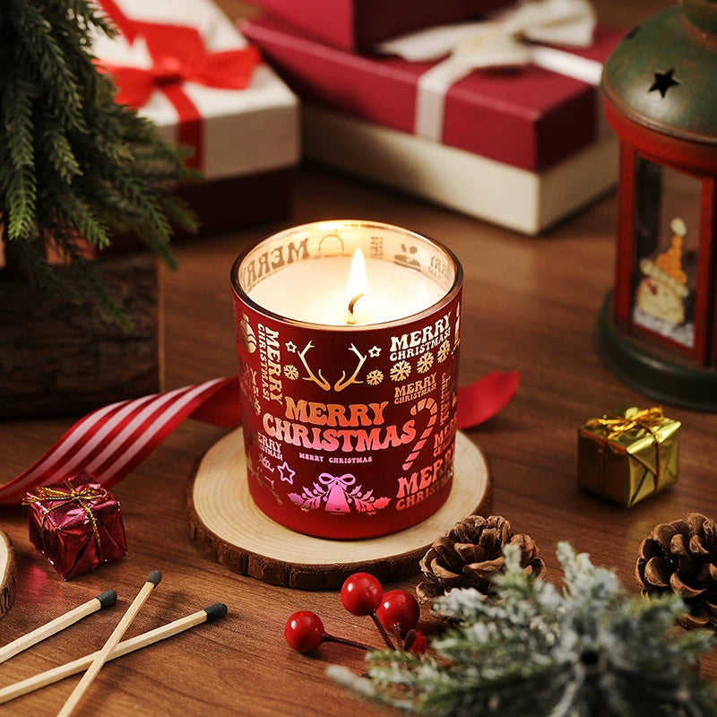 Premium Holiday Laser Cut Scented Candle