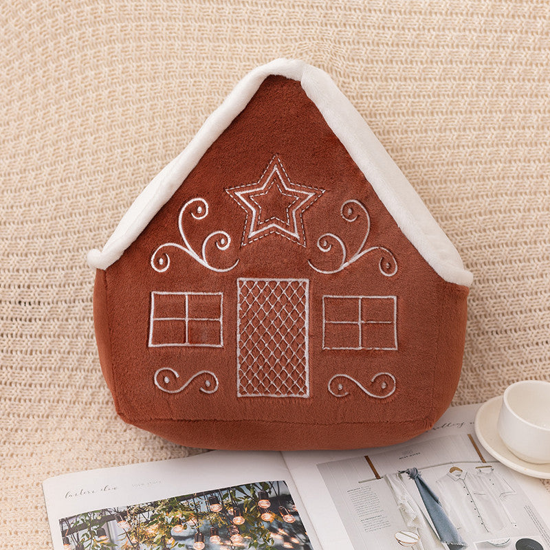 Christmas Snowflake Plush Cushion Pillow