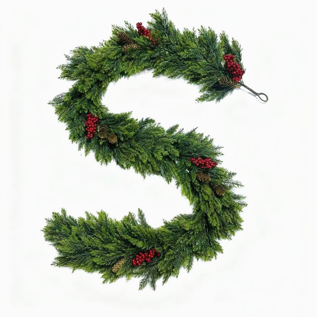Christmas Pine Cedar Door Hanging Wreath