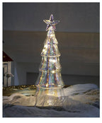 Mini Luminous Glass Christmas Tree Ornament