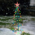 Colorful Solar LED Outdoor Christmas Tree