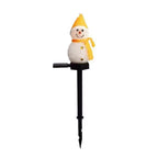 Outdoor Solar LED Snowman Garden Stake